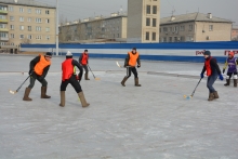 Первенство Абаканского узла по хоккею в валенках 2 марта 2019