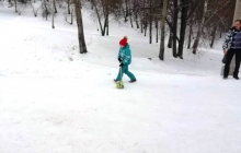 Хоккей в валенках и открытие зимнего сезона на лыжной базе «Восток» коллективом ТЧЭ-2 декабрь 2019