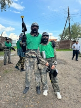 Турнир по пейнтболу для членов профсоюза эксплуатационного локомотивного депо Красноярск-Главный 9 августа 2024