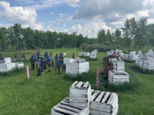 Турнир по пейнтболу для членов профсоюза эксплуатационного локомотивного депо Красноярск-Главный 12 июня 2025