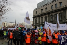 Первомайская демонстрация в Красноярске 1 мая 2019