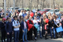 Митинг в КрИЖТ, посвященный 74-й годовщине Победы, 6 мая 2019