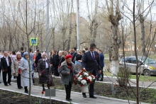 Митинг в КрИЖТ, посвященный 74-й годовщине Победы, 6 мая 2019