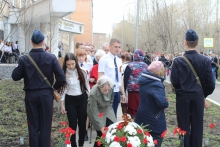 Митинг в КрИЖТ, посвященный 74-й годовщине Победы, 6 мая 2019