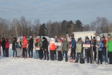 Чемпионат работников железнодорожного транспорта Красноярской железной дороги по лыжным гонкам 10 февраля 2018