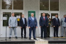 Торжественная линейка в Красноярском институте железнодорожного транспорта 1 сентября 2021