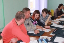 Семинар председателей и профактива в городе Иланский.