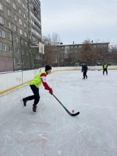 Турнир по хоккею с мячом для членов профсоюза эксплуатационного локомотивного депо Красноярск-Главный 1 февраля 2026