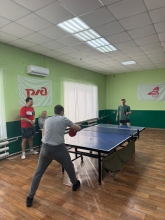 Турнир по теннису в эксплуатационном локомотивном депо Красноярск-Главный 15 февраля 2024