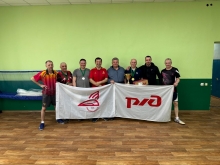Турнир по настольному теннису в эксплуатационном локомотивном депо Красноярск-Главный 17 мая 2025